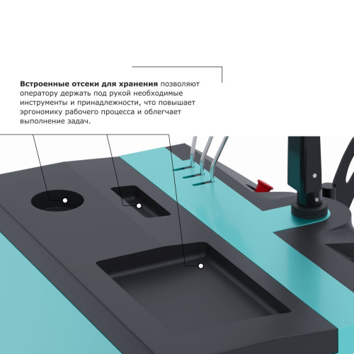 Штабелер с выдвижной мачтой (мини-ричтрак) PROLIFT PRO MRV 1650 li-ion по ценам производителя в Челябинске с доставкой по всей России