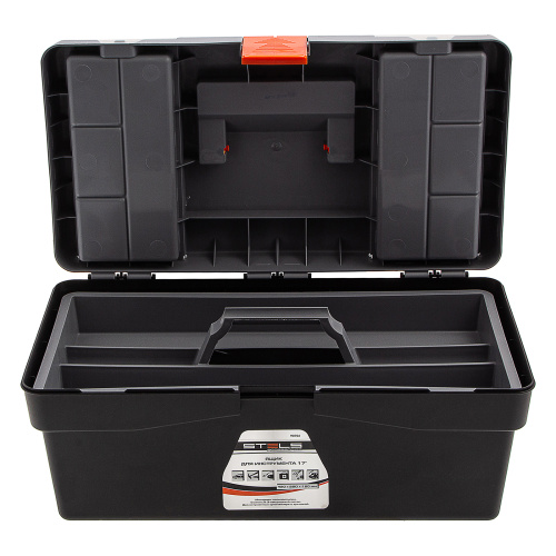 Ящик для инструмента 17", 420 х 220 х 180 мм, пластик Stels по ценам производителя в Челябинске с доставкой по всей России