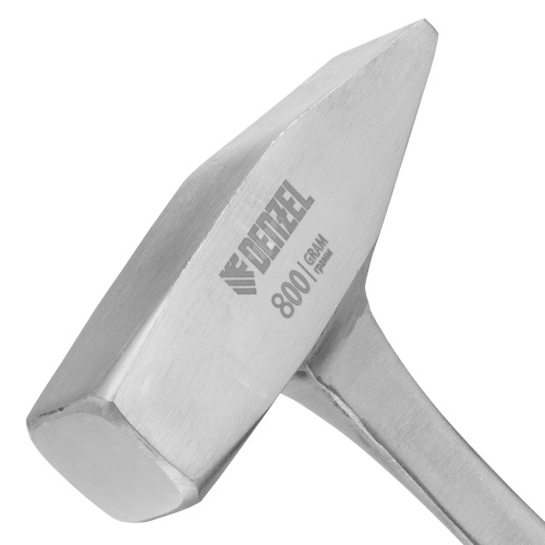 Молоток слесарный 800 г, цельнометаллический, двухкомпонентная рукоятка Denzel по ценам производителя в Челябинске с доставкой по всей России