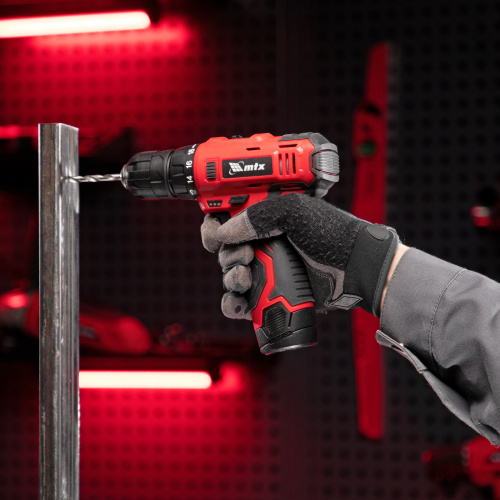 Дрель-шуруповерт аккумуляторная MCDL-12-02P, Li-Ion, 12 В, 2 акк. MTX по ценам производителя в Челябинске с доставкой по всей России