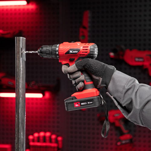 Дрель-шуруповерт аккумуляторная MCDL-18-02, Li-Ion, 18 В, 2 акк. MTX по ценам производителя в Челябинске с доставкой по всей России