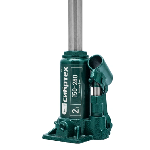 Домкрат гидравлический бутылочный, 2 т, 150-280 мм, в пласт. кейсе Сибртех по ценам производителя в Челябинске с доставкой по всей России