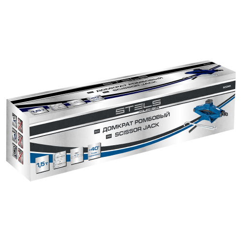 Ромбовый домкрат, 1.5 т, 110-360 мм Stels по ценам производителя в Челябинске с доставкой по всей России