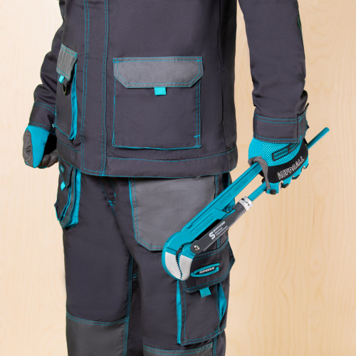 Ключ трубный рычажный 1.5, №2, цельнокованый, CrV, тип "S" Gross по ценам производителя в Челябинске с доставкой по всей России