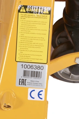 Тележка гидравлическая 2000 кг 1150 мм резиновые колеса XILIN DB по ценам производителя в Челябинске с доставкой по всей России