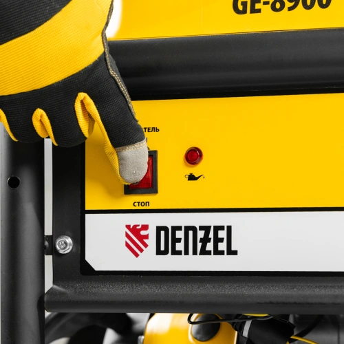 Генератор бензиновый GE 8900, 8.5 кВт, 220 В/50 Гц, 25 л, ручной старт Denzel по ценам производителя в Челябинске с доставкой по всей России