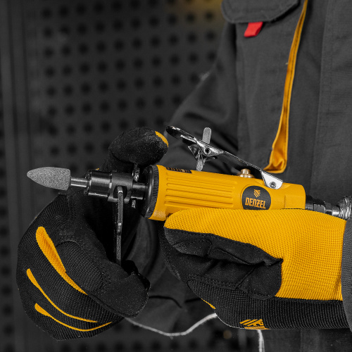 Пневмошлифмашина прямая PGS25000, 25000 об/мин, 10 шлиф. камней, цанга - 3, 6 мм, 113 л/мин Denzel по ценам производителя в Челябинске с доставкой по всей России