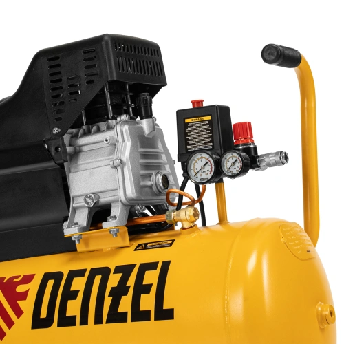 Компрессор воздушный, прямой привод DC1500/50, 1.5 кВт, 50 литров, 220 л/мин Denzel купить в Москве с доставкой по всей России | ProtosMarket.ru