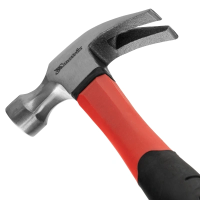 Молоток-гвоздодер optimal, 450 г, фибергласовая обрезиненная рукоятка Matrix по ценам производителя в Челябинске с доставкой по всей России