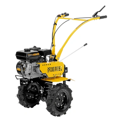 Мотоблок DPT-170, 7 л.с., ремен.сцеп, шир 85 см, глуб 35 см,фрез 3х3,ШОМ,скор 2В/1Н,кол 8" Denzel по ценам производителя в Челябинске с доставкой по всей России