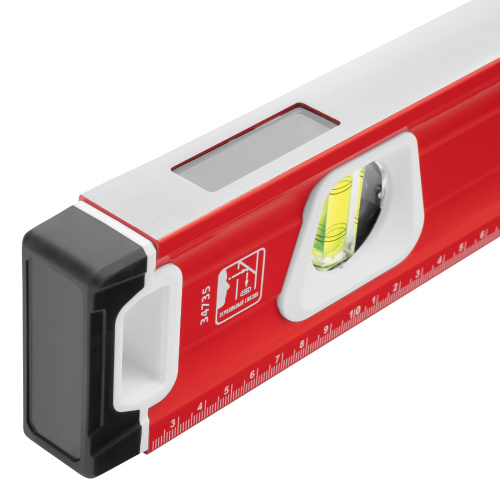 Уровень алюминиевый, магнит, фрезерованный, 3 глазка (1 зеркальный) двухкомпонентные рукоятки, 1500 мм Matrix по ценам производителя в Челябинске с доставкой по всей России