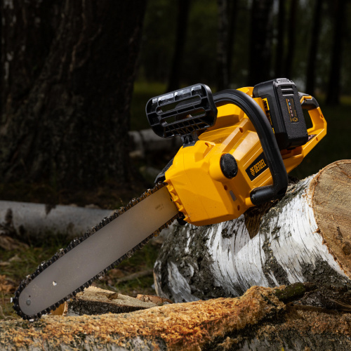 Цепная пила аккумуляторная бесщеточная RCS400-36, Li-ion, 36 В, 4 Ач, шина 400 мм Denzel по ценам производителя в Челябинске с доставкой по всей России