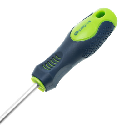 Отвертка, SL6 х 100 мм, CrV, двухкомпонентная рукоятка Сибртех по ценам производителя в Челябинске с доставкой по всей России