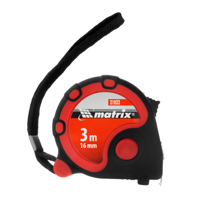 Рулетка Status 3 fixations,3 м х 16 мм,двухкомпонентный корпус,3 фиксации ленты Matrix по ценам производителя в Челябинске с доставкой по всей России