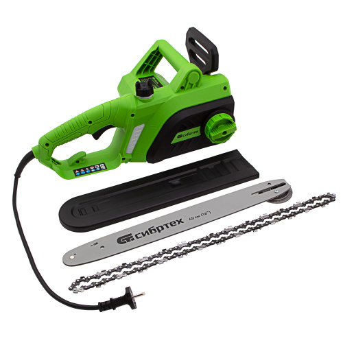 Пила цепная электрическая ПЦЭ-2200П с поперечным двигателем, 2.2 кВт, 16'' (40 см) Сибртех по ценам производителя в Челябинске с доставкой по всей России