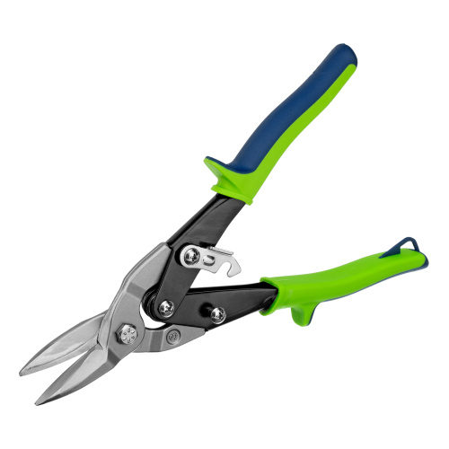 Ножницы по металлу, 250 мм, прямой рез, сталь С55, двухкомпонентные рукоятки СИБРТЕХ по ценам производителя в Челябинске с доставкой по всей России