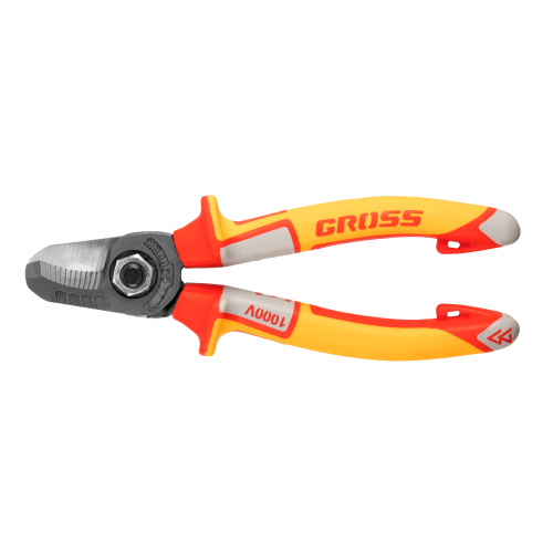 Кабелерез, диэлектрические рукоятки до 1000 В, трехкомпонентные рукоятки, 160 мм Gross по ценам производителя в Челябинске с доставкой по всей России