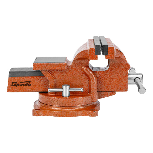 Тиски слесарные, 125 мм, поворотные, с наковальней Sparta по ценам производителя в Челябинске с доставкой по всей России