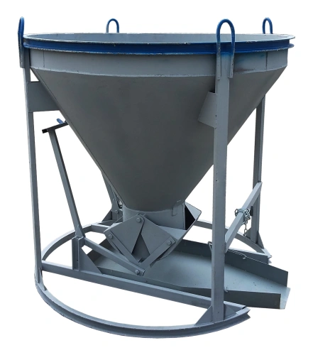 Бадья для бетона «Рюмка» 1,5 (БН-1,5), с лотком 600х1500 мм усиленная по ценам производителя в Челябинске с доставкой по всей России