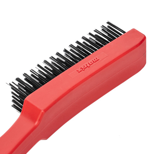 Щетка зачистная шестирядная, закаленная прямая проволока с пластиковой ручкой Matrix по ценам производителя в Челябинске с доставкой по всей России