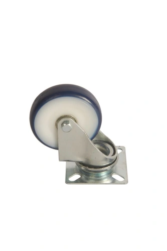 Колесо аппаратное поворотное SCv 92 75 мм (синяя резина) по ценам производителя в Челябинске с доставкой по всей России