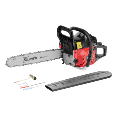 Пила цепная бензиновая MS-5218, шина 45 см, 52см³, 3 л.с., шаг 0,325, паз 1,5 мм, 72 зв MTX по ценам производителя в Челябинске с доставкой по всей России