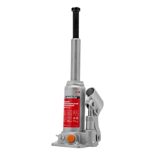 Домкрат гидравлический бутылочный, 2 т, h подъема 158-308 мм Matrix по ценам производителя в Челябинске с доставкой по всей России