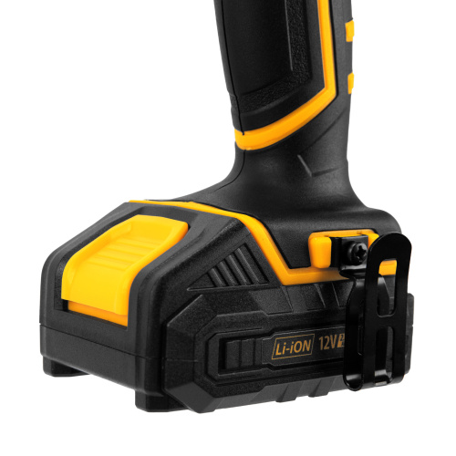 Дрель-шуруповерт аккумуляторная CDL-12-02BM, Li-Ion, 12 В, 2 акк. Denzel по ценам производителя в Челябинске с доставкой по всей России