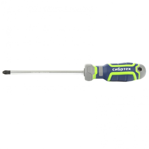 Отвертка PZ3 x 150 мм, CrV, четырехкомпонентная рукоятка Сибртех по ценам производителя в Челябинске с доставкой по всей России