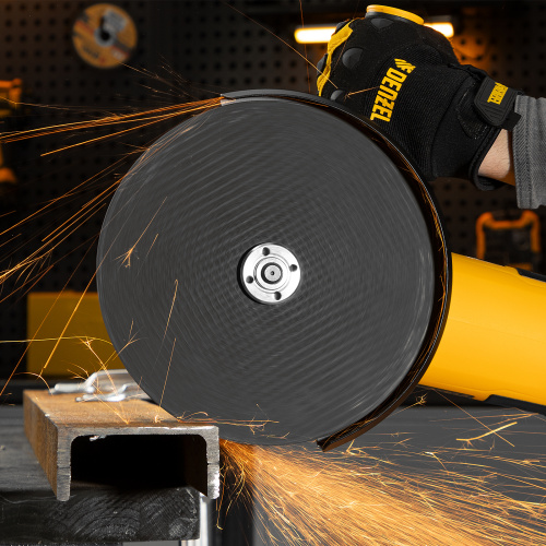 Машина шлифовальная угловая AG230-2400, 2400 Вт, 230 мм, 6000 об/мин Denzel по ценам производителя в Челябинске с доставкой по всей России