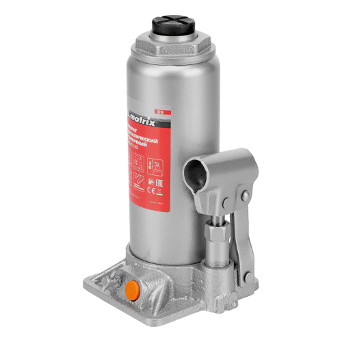 Домкрат гидравлический бутылочный, 8 т, h подъема 230-457 мм Matrix по ценам производителя в Челябинске с доставкой по всей России