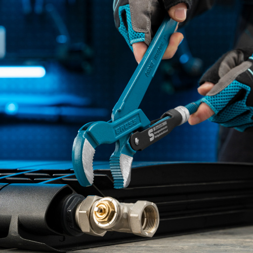 Ключ трубный рычажный 1, №1, цельнокованый, CrV, тип "S" Gross по ценам производителя в Челябинске с доставкой по всей России