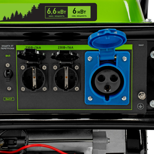 Генератор бензиновый БС-8000Э, 6,6 кВт, 230В, четырехтактный, 25 л, электростартер Сибртех по ценам производителя в Челябинске с доставкой по всей России
