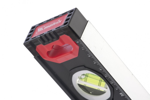 Уровень алюминиевый, усиленный, фрезерованный, 3 глазка, двухкомпонентные рукоятки, 1200 мм Matrix по ценам производителя в Челябинске с доставкой по всей России