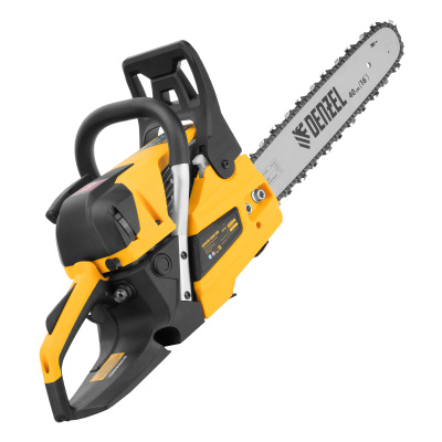 Пила цепная бензиновая DS-4516, шина 40 см, 45 см3, 2,5 л.с, шаг 0,325, паз 1,5 мм, 64 звена Denzel по ценам производителя в Челябинске с доставкой по всей России