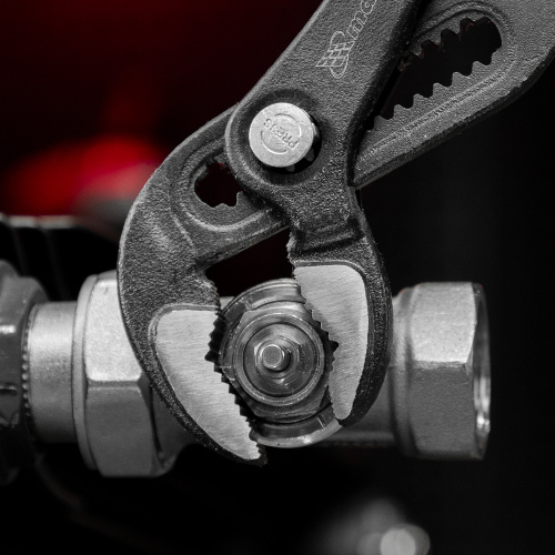 Клещи переставные 250 мм, кнопочный механизм, хром-ванадий, обливные рукоятки Matrix по ценам производителя в Челябинске с доставкой по всей России