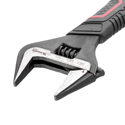 Ключ разводной, тонкие губки, фосфатированный, двухкомпонентная рукоятка, 250 мм, PRO Matrix по ценам производителя в Челябинске с доставкой по всей России