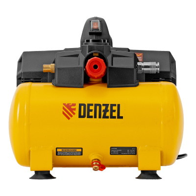 Компрессор  DLS750/6 безмасляный малошумный 750 Вт, 140 л/мин,ресивер 6 л Denzel по ценам производителя в Челябинске с доставкой по всей России