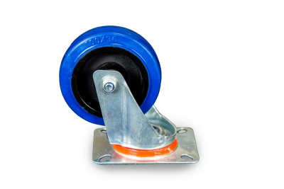 Колесо поворотное из эластичной резины MW70 100 мм по ценам производителя в Челябинске с доставкой по всей России