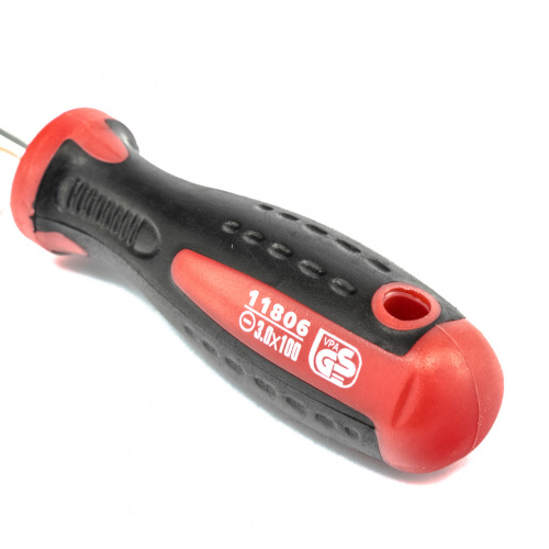 Отвертка Profi, SL3 х 100 мм, S2, двухкомпонентная рукоятка Matrix по ценам производителя в Челябинске с доставкой по всей России