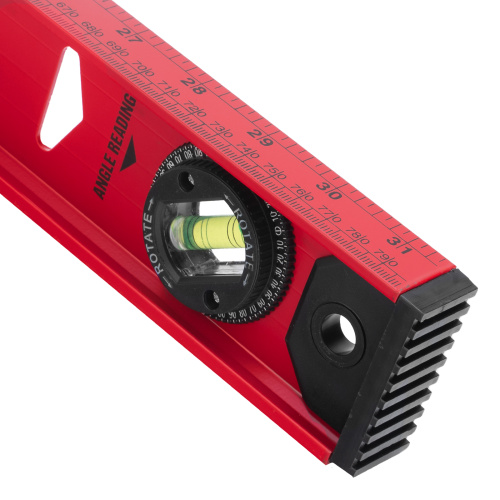 Уровень алюминиевый "Рельс", 800 мм, 3 глазка, усиленный Matrix по ценам производителя в Челябинске с доставкой по всей России