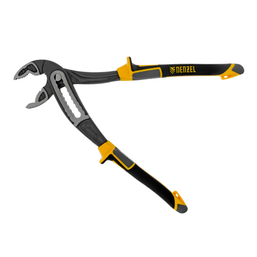 Клещи переставные, трехкомпонентные рукоятки 240 мм Denzel по ценам производителя в Челябинске с доставкой по всей России