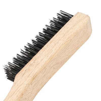 Щетка зачистная пятирядная, закаленная прямая проволока с деревянной ручкой Сибртех по ценам производителя в Челябинске с доставкой по всей России