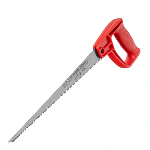 Ножовка по дереву для мелких пильных работ, 320 мм, цельнолитая однокомпонентная рукоятка Matrix по ценам производителя в Челябинске с доставкой по всей России