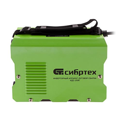 Инверторный аппарат дуговой сварки ИДС-250K, 250 А, ПВ 80%, диаметр электрода 1,6-5 мм Сибртех по ценам производителя в Челябинске с доставкой по всей России