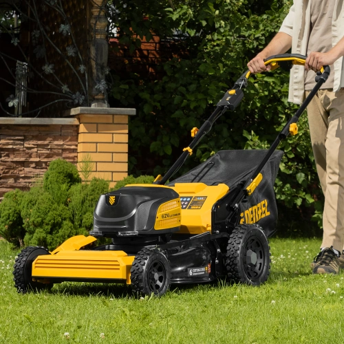 Газонокосилка аккумуляторная бесщет., RLMS560-62, привод, 560 мм, Li-ion, 62В Denzel по ценам производителя в Челябинске с доставкой по всей России