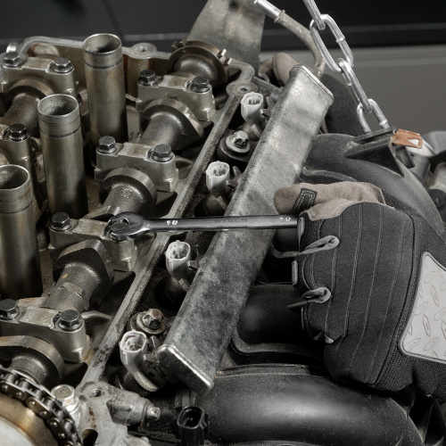 Набор ключей комбинированных 6-22 мм, 12 шт, CrV, матовый хром Stels по ценам производителя в Челябинске с доставкой по всей России