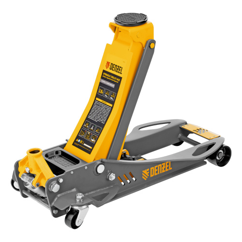 Домкрат гидравлический подкатной, 3,8 т, 110-580 мм, быстрый подъем, низкий подхват, проф. Denzel по ценам производителя в Челябинске с доставкой по всей России