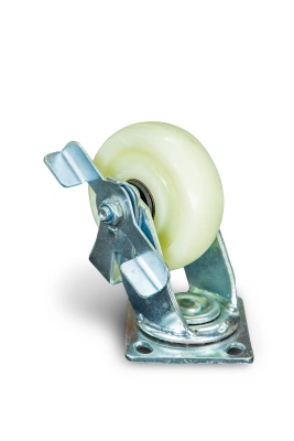 Колесо большегрузное поворотное SCdnb 55 125 мм полипропиленовое с тормозом по ценам производителя в Челябинске с доставкой по всей России