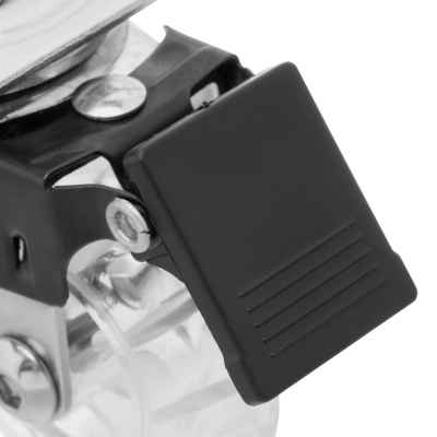 Колесо ПУ прозрачное поворотное с тормозом d-50 мм, крепление платформенное Сибртех по ценам производителя в Челябинске с доставкой по всей России